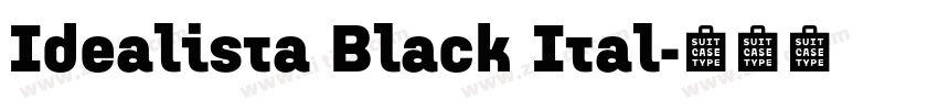 Idealista Black Ital字体转换 Idealista Black Ital字体转换